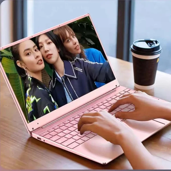 15.6" Business Pink Laptop Computes Windows 11 Pro Office 2024 Meeting camera Intel Celeron N5095 16GB RAM 1TB SSD Lightweight Student Notebook PC Computer for Work, Backlit Keyboard WiFi5 BT 5.0 - Image 5