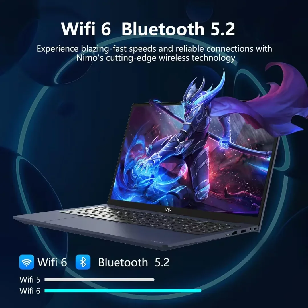 15.6 FHD High-Performance Laptop Computer, Intel N100 Processor (Up to 3.4GHz), 16GB RAM, 1TB SSD, Backlit Keyboard, Fingerprint, WiFi 6, Win 11(Silver) - Image 6
