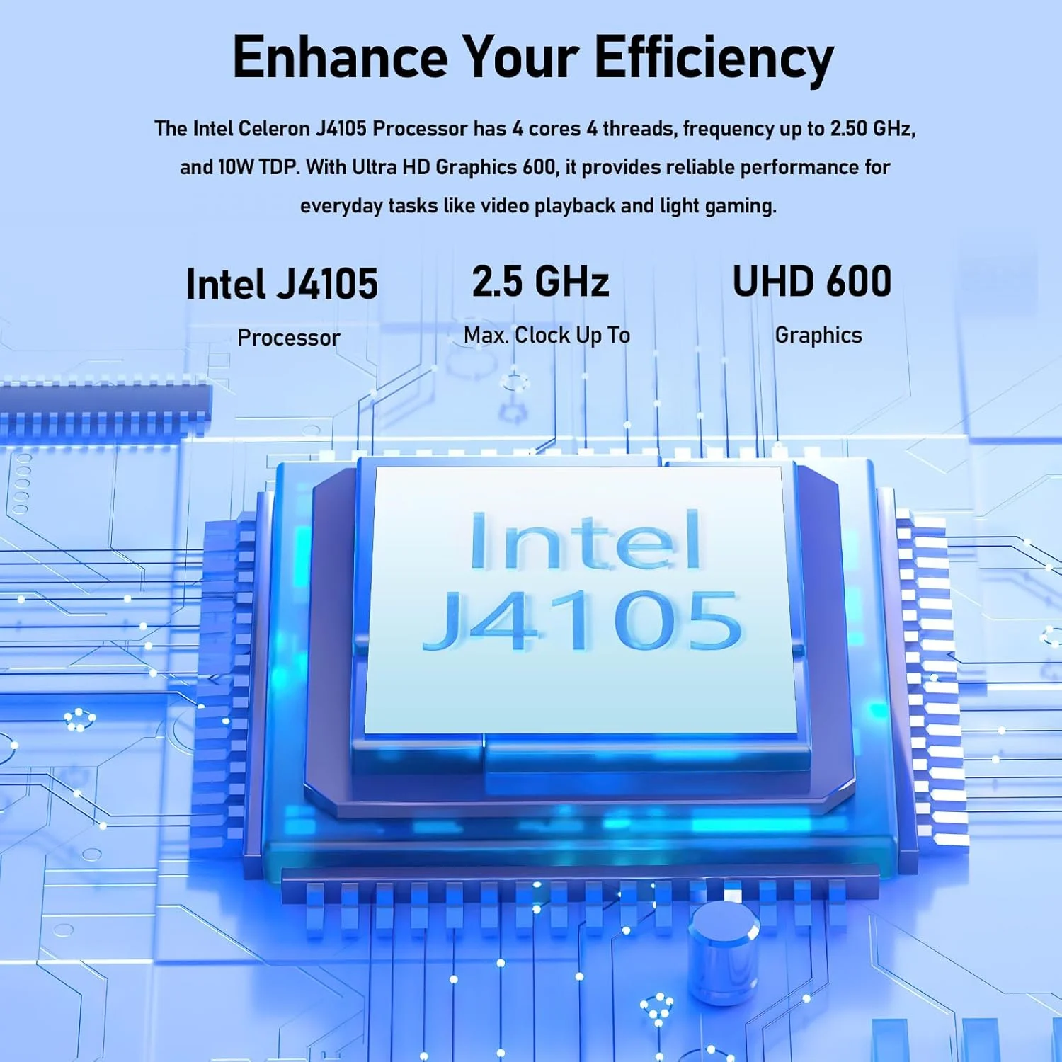 14.1 Laptop Computer , 2.5 GHz Intel Celeron N4000 Processor, 6GB RAM, 512GB M.2 SATA SSD, Windows 11, Ultra-Thin and Lightweight Notebook PC Computer for Work, Study, and Entertainment, WiFi5 - Image 6