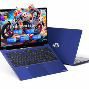 15.6" IPS-FHD-Laptop Gaming laptop Intel i5-12450H 8 Cores 32GB RAM 1TB SSD (Beat i7-11800H, Up to 4.4 GHz) 100W Type-C Fingerprint Backlit Keyboard WiFi 6 Numpad Win 11