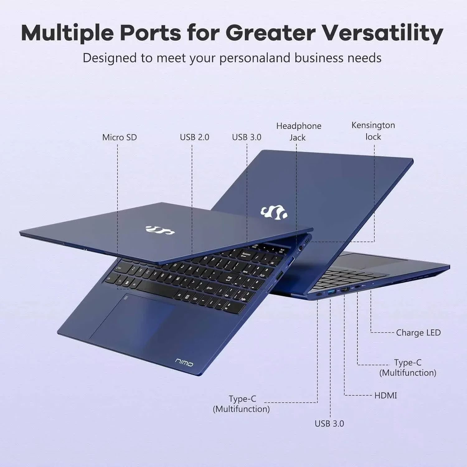 15.6" IPS-FHD-Laptop Gaming laptop Intel i5-12450H 8 Cores 32GB RAM 1TB SSD (Beat i7-11800H, Up to 4.4 GHz) 100W Type-C Fingerprint Backlit Keyboard WiFi 6 Numpad Win 11 - Image 6