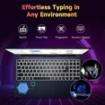 15.6" FHD-Business-Laptop, 32GB RAM 1TB SSD AMD Ryzen 5(Beat i3-1215U, 4 Cores Up to 3.7GHz) 65W Type-C Fingerprint Backlit Keyboard IPS-Computer, Wi-Fi 5 BT5.2 Numpad Win 11,Blue - Image 4