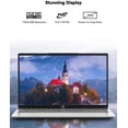 15.6" FHD Business Laptop, AMD Ryzen 5 3500U, 32GB RAM 1TB SSD, USB-C 65W Fast Charging, Fingerprint Login, Backlit Keyboard, Win 11 —True Mate for Work & Study, 2-Year Warranty, Slim Light - Image 3