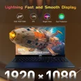 15.6" Business Laptop Computer Quad-Core Intel Celeron N100 Processors Windows 11 Up to 3.4GHz Type-C 65W PD Fast Charger 16GB RAM 512GB SSD 2 Years Warranty (Blue) - Image 4