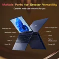 15.6" Business Laptop Computer Quad-Core Intel Celeron N100 Processors Windows 11 Up to 3.4GHz Type-C 65W PD Fast Charger 16GB RAM 512GB SSD 2 Years Warranty (Blue) - Image 5