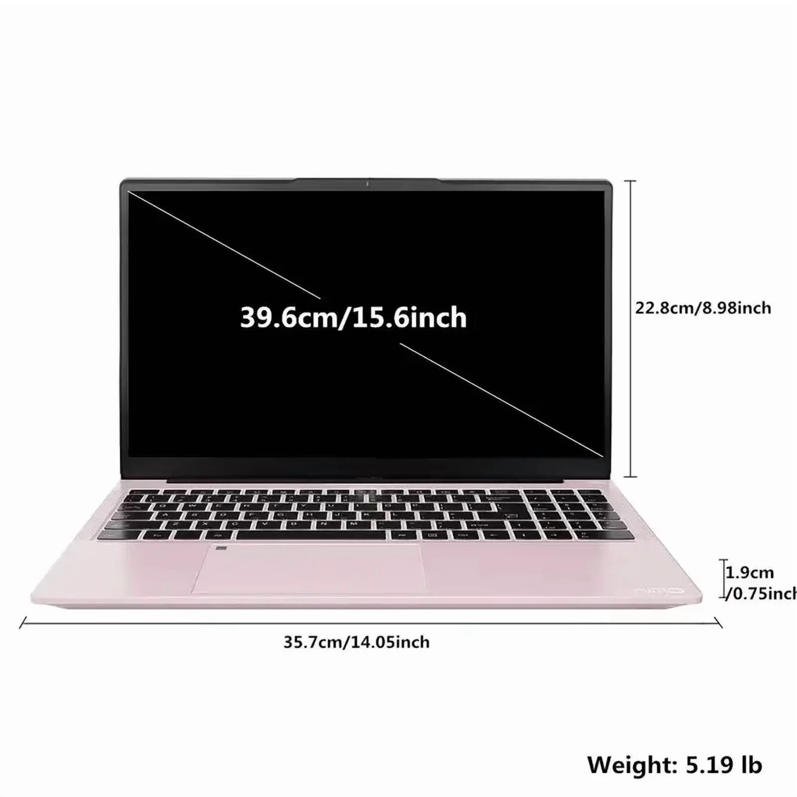 15.6" Business Laptop Computer Quad-Core Intel Celeron N100 Processors Windows 11 Up to 3.4GHz Type-C 65W PD Fast Charger 16GB RAM 1TB SSD 2 Years Warranty (Rose Gold) - Image 7