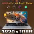 15.6" Business Laptop Computer Quad-Core Intel Celeron N100 Processors Windows 11 Up to 3.4GHz Type-C 65W PD Fast Charger 16GB RAM 512GB SSD 2 Years Warranty (Silver) - Image 5