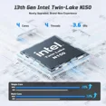 15.6" Student-Laptop, 13th Gen Intel N150,16GB RAM 1TB SSD(Beat to i3-1115G4, Up to 3.6GHz), Backlit Keyboard Fingerprint FHD Computer Wi-Fi 6 BT5.2 65W Type-C - Image 2