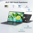 15.6" Student-Laptop, 13th Gen Intel N150,16GB RAM 1TB SSD(Beat to i3-1115G4, Up to 3.6GHz), Backlit Keyboard Fingerprint FHD Computer Wi-Fi 6 BT5.2 65W Type-C - Image 5