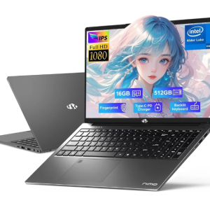 17.3" IPS FHD-Student-Laptop- 16GB RAM 512GB SSD, Intel Pentium 4 Cores N100(Beat i3-1115G4, Up to 3.4GHz) Computer with 65W Type-C 2 Years Warranty Fingerprint Backlit Keyboard Wi-Fi 6 BT5.2