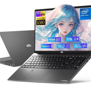 17.3" IPS FHD-Student-Laptop- 16GB RAM 1TB SSD, Intel Pentium 4 Cores N100(Beat i3-1115G4, Up to 3.4GHz) Computer with 65W Type-C 2 Years Warranty Fingerprint Backlit Keyboard Wi-Fi 6 BT5.2