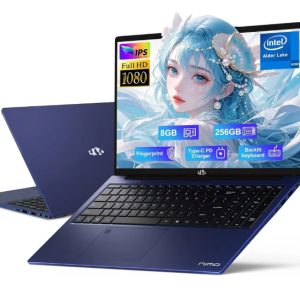 17.3" IPS FHD-Student-Laptop- 8GB RAM 256GB SSD, Intel Pentium 4 Cores N100(Beat i3-1115G4, Up to 3.4GHz) Computer with 65W Type-C 2 Years Warranty Fingerprint Backlit Keyboard Wi-Fi 6 BT5.2