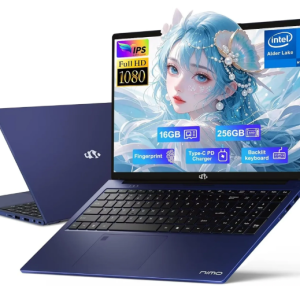 17.3" IPS FHD-Student-Laptop- 16GB RAM 256GB SSD, Intel Pentium 4 Cores N100(Beat i3-1115G4, Up to 3.4GHz) Computer with 65W Type-C 2 Years Warranty Fingerprint Backlit Keyboard Wi-Fi 6 BT5.2
