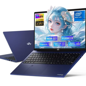 17.3" IPS FHD-Student-Laptop- 16GB RAM 512GB SSD, Intel Pentium 4 Cores N100(Beat i3-1115G4, Up to 3.4GHz) Computer with 65W Type-C 2 Years Warranty Fingerprint Backlit Keyboard Wi-Fi 6 BT5.2