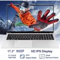 17.3" Ultra-thin Laptop Business Laptop Computer Office 2024 Windows 11 Pro Conference camera 16GB RAM 1TB SSD Intel N5095 Backlit Keyboard Type-C Fingerprint BT 5.0 - Image 7