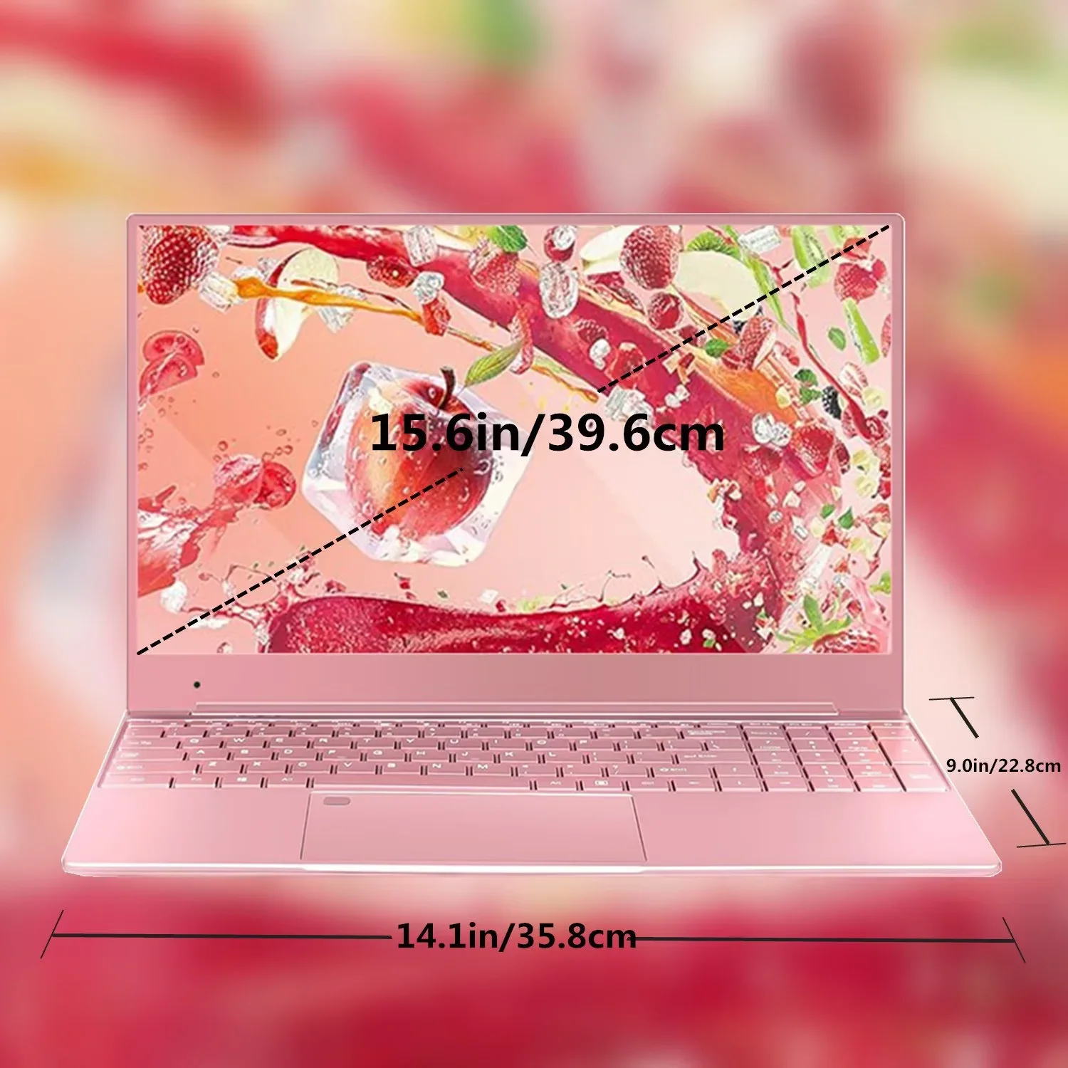 15.6" Business Laptop Computer Office 2024 Student Laptop Computer Windows 11 Pro 16GB RAM 512GB SSD 2.9 GHz Intel Celeron N5095 Backlit Keyboard WiFi 5 BT 5.0 conference camera - Image 5