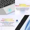 2025 Newest Laptop, 15.6-Inch FHD Display Laptop with Intel Quad Core-12th N100(Up to 3.4GHz), 16GB RAM 1TB ROM Business Laptop Computer, Fingerprint, Type C, Windows 11 Home(red) - Image 6