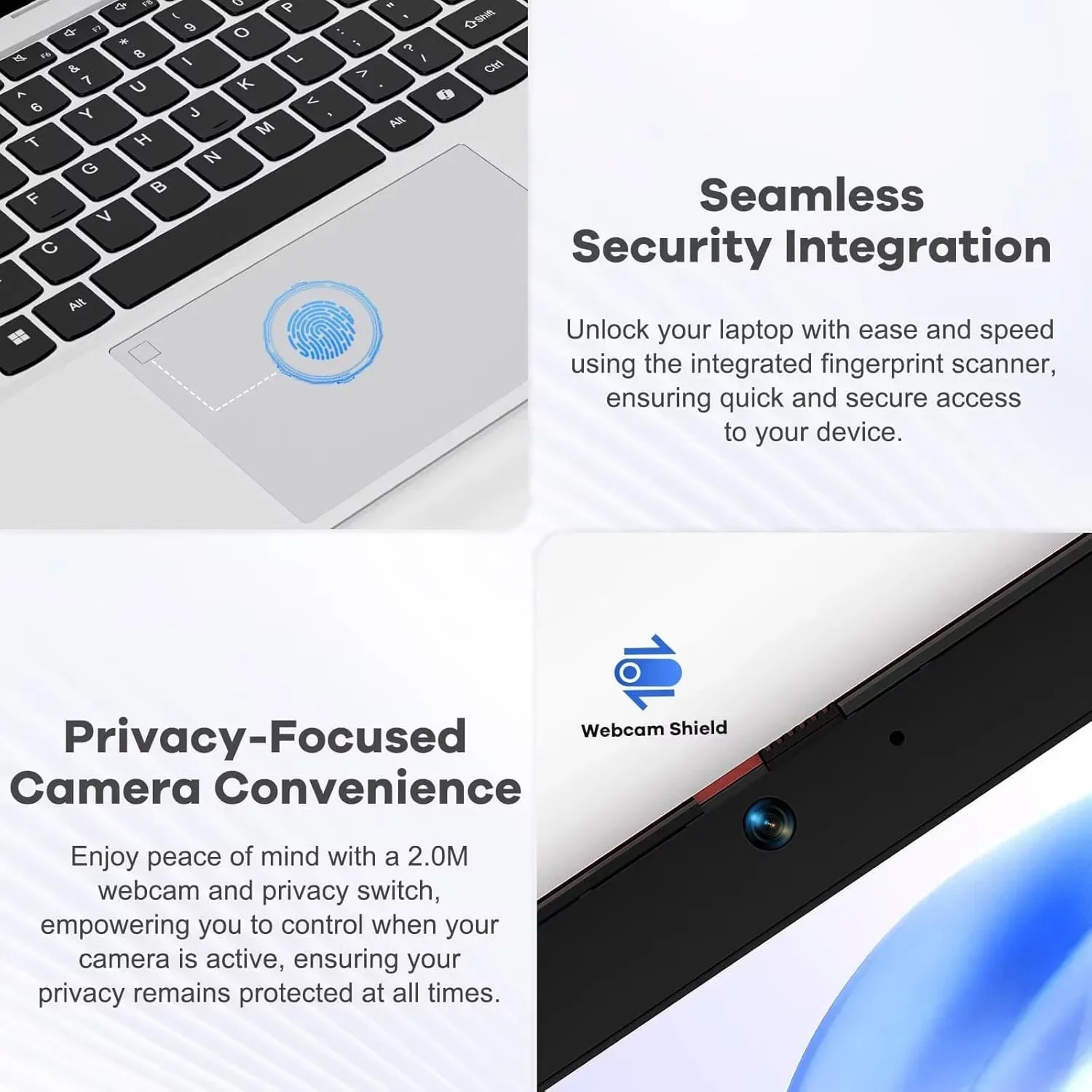 15.6" IPS-FHD-Laptop Gaming laptop Intel i5-12450H 8 Cores 32GB RAM 1TB SSD (Beat i7-11800H, Up to 4.4 GHz) 100W Type-C Fingerprint Backlit Keyboard WiFi 6 Numpad Win 11 - Image 6